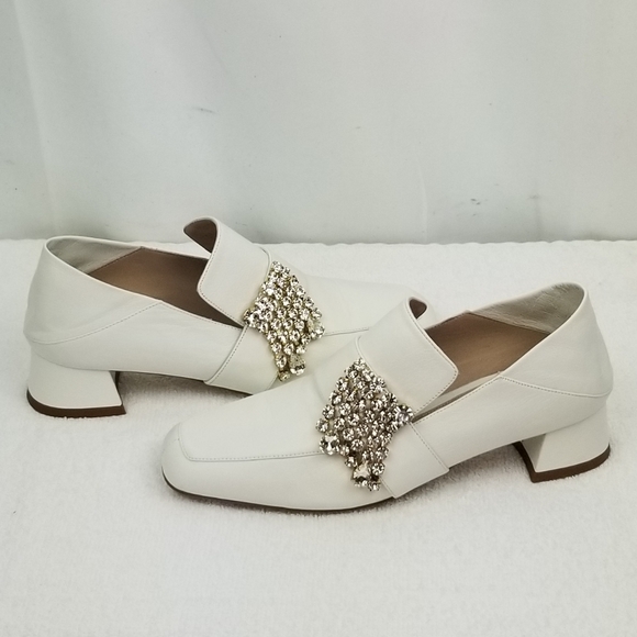 Stuart Weitzman Crystals Block Heels Pumps size 7 - Picture 7 of 11